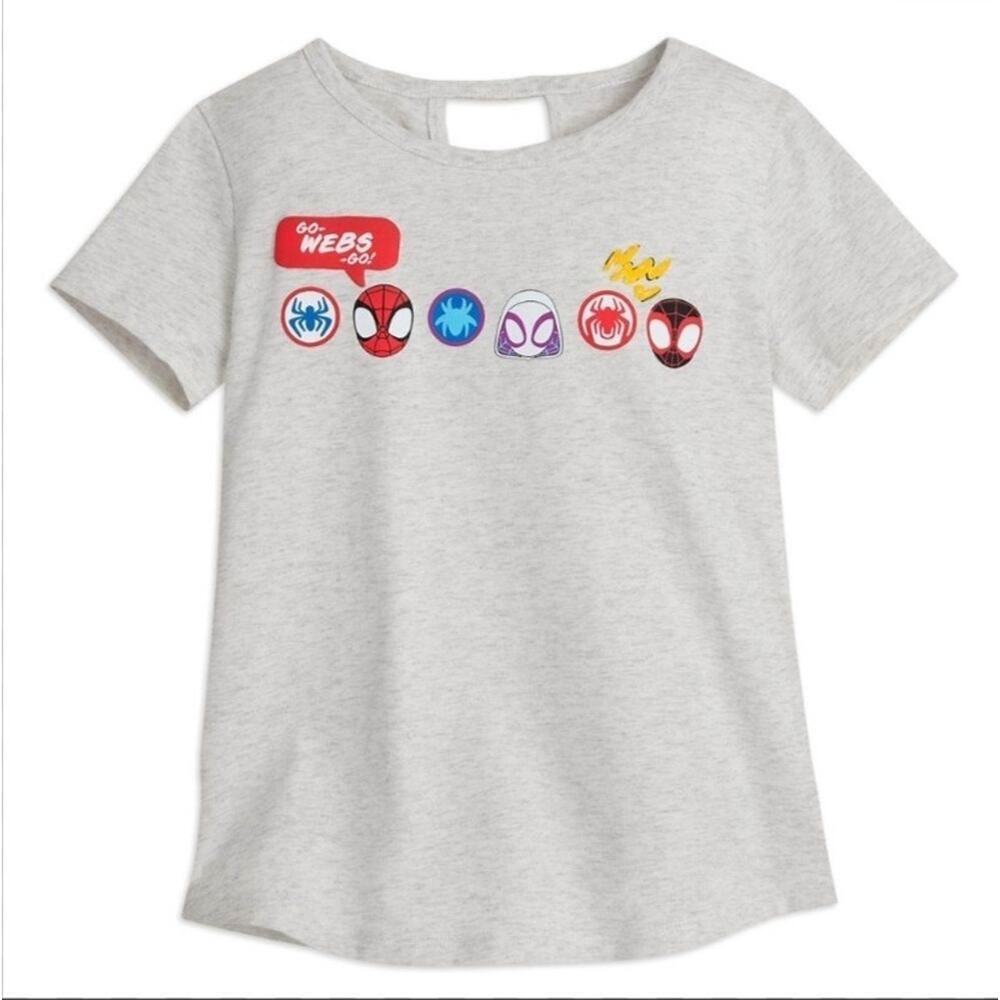 Girls Spidey & His Amazing Friends Top by Marvel White size 11/12 Tshirts Spider